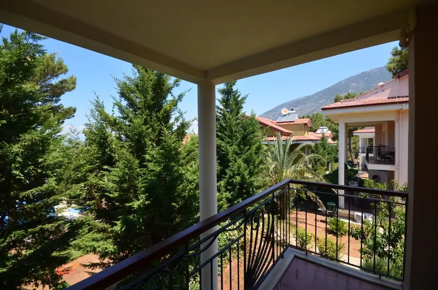 Attached balcony